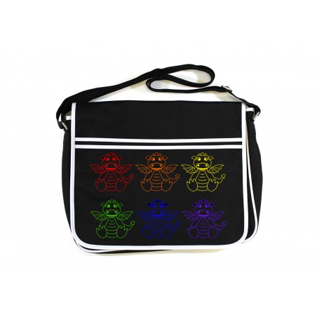 Pride - Retro Messenger Bag - Dragon