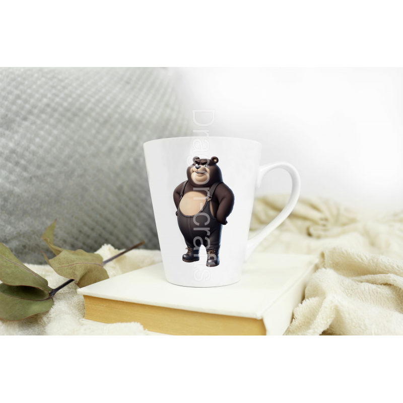 Short Latte Mug - Dungerees -(23) Short Latte Mug - Dungerees -(23)