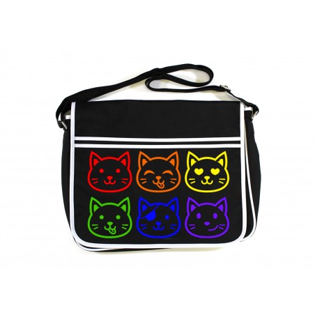 Pride - Retro Messenger Bag - Cats