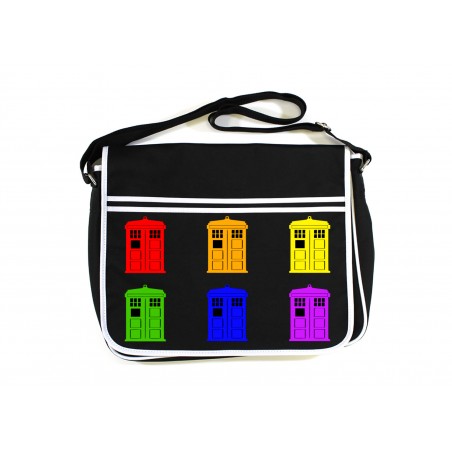 Pride - Retro Messenger Bag - Tardis