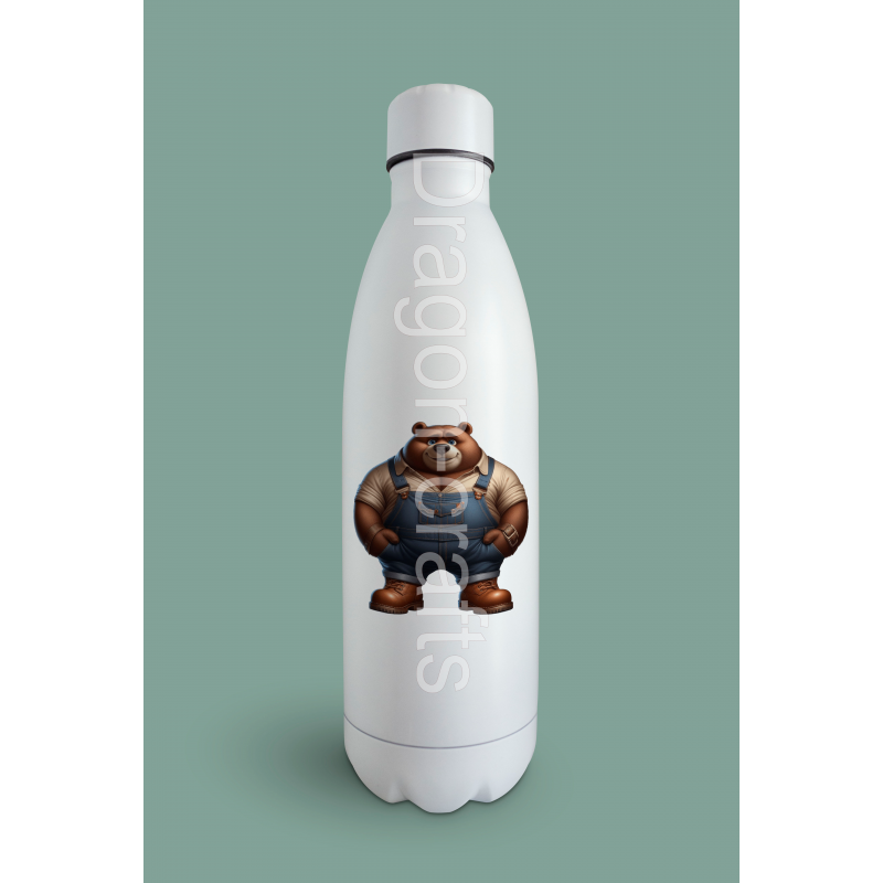Insulated Bottle - Dungerees -(35) Insulated Bottle - Dungerees -(35)
