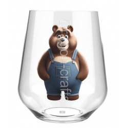 Stemless Wine Glass - Dungerees -(1)