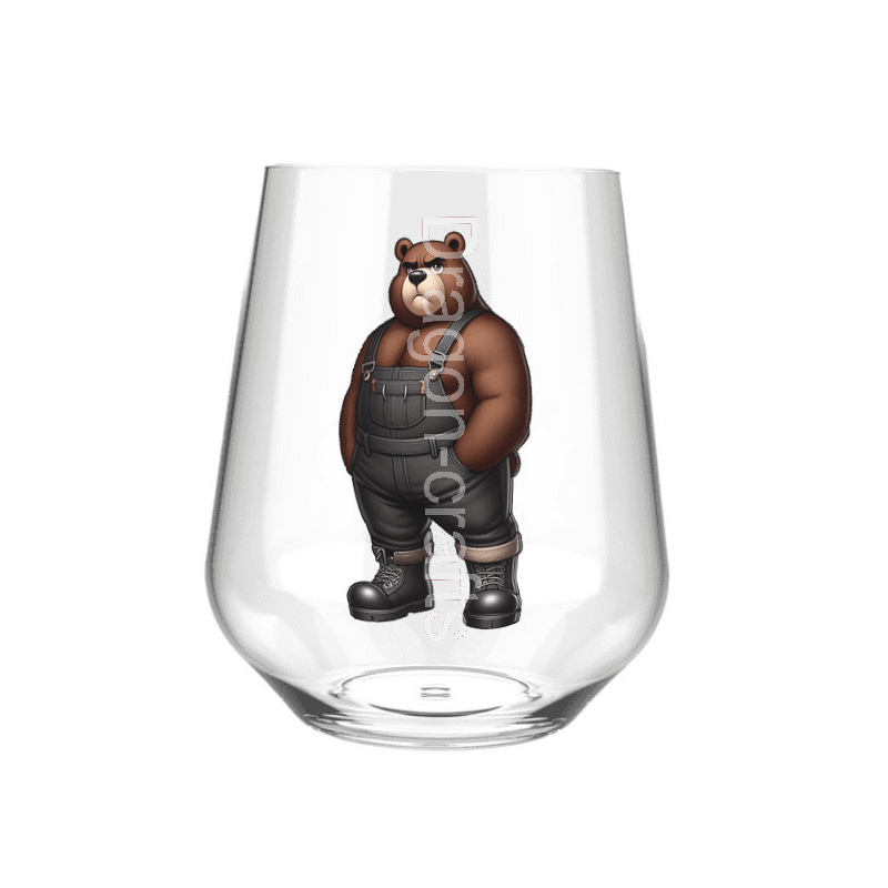 Stemless Wine Glass - Dungerees -(3)