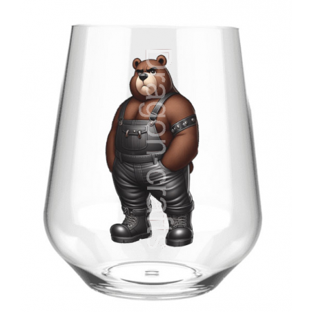 Stemless Wine Glass - Dungerees -(4)