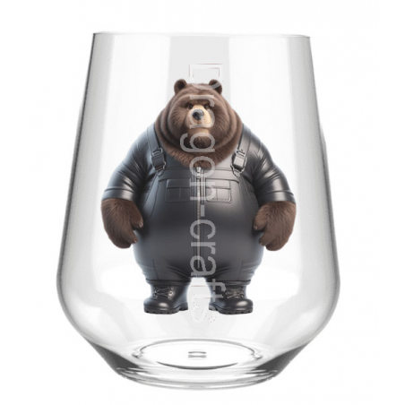 Stemless Wine Glass - Dungerees -(5)