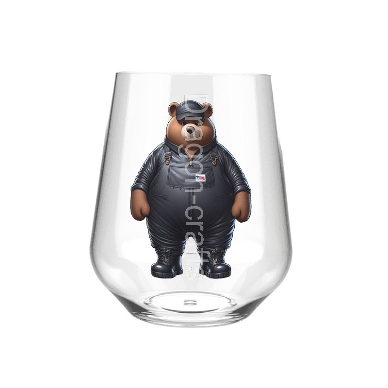 Stemless Wine Glass - Dungerees -(22) Stemless Wine Glass - Dungerees -(22)
