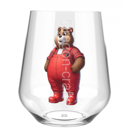 Stemless Wine Glass - Dungerees -(27)