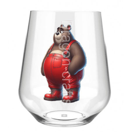 Stemless Wine Glass - Dungerees -(36)