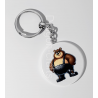 35mm Round Keyring - Dungerees -(2)
