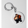 35mm Round Keyring - Dungerees -(7)