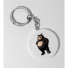 35mm Round Keyring - Dungerees -(23)
