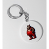 35mm Round Keyring - Dungerees -(36)