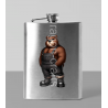 8oz Hip Flask - Dungerees -(3)