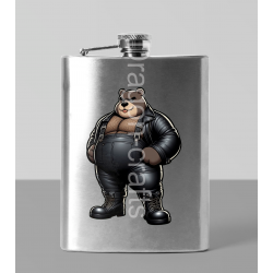 8oz Hip Flask - Dungerees -(9)