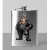 8oz Hip Flask - Dungerees -(9)