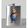 8oz Hip Flask - Dungerees -(16)