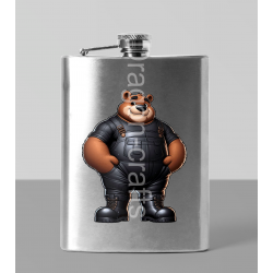 8oz Hip Flask - Dungerees -(24)