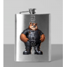 8oz Hip Flask - Dungerees -(24)