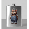 8oz Hip Flask - Dungerees -(25)