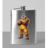 8oz Hip Flask - Dungerees -(34)