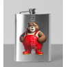 8oz Hip Flask - Dungerees -(38)