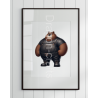 Print of design option to be framed - Dungerees -(26)