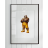 Print of design option to be framed - Dungerees -(33)
