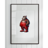 Print of design option to be framed - Dungerees -(36)