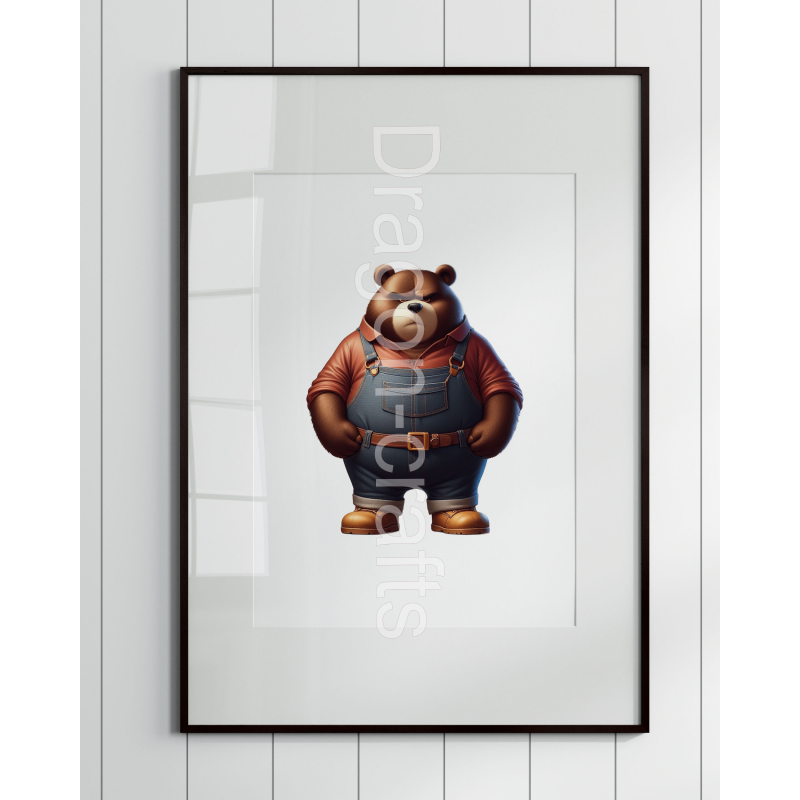 Print of design option to be framed - Dungerees -(37) Print of design option to be framed - Dungerees -(37)