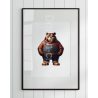 Print of design option to be framed - Dungerees -(37)