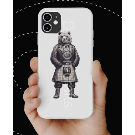 Phone Cover - Kilted Bear - 3