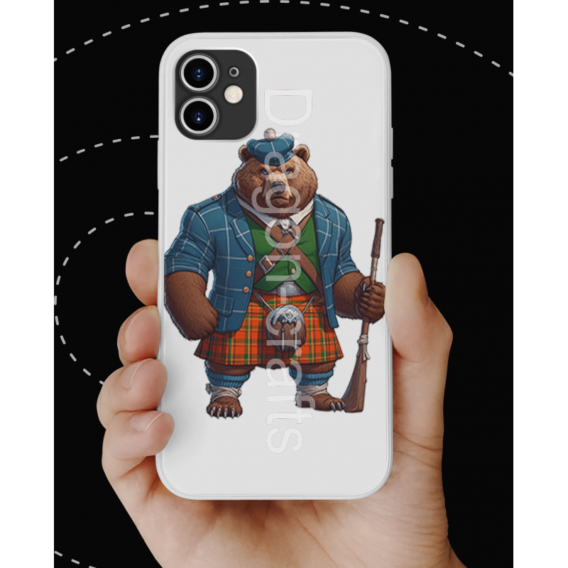 Phone Cover - Kilted Bear - 5