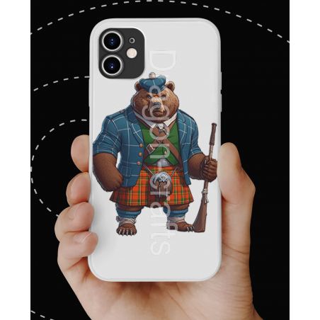 Phone Cover - Kilted Bear - 5