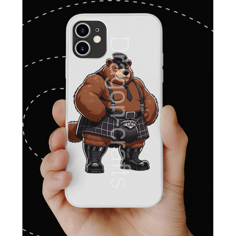 Phone Cover - Kilted Bear - 8