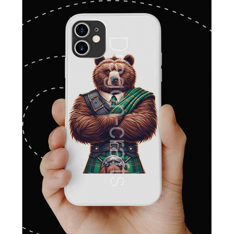 Phone Cover - Kilted Bear - 18