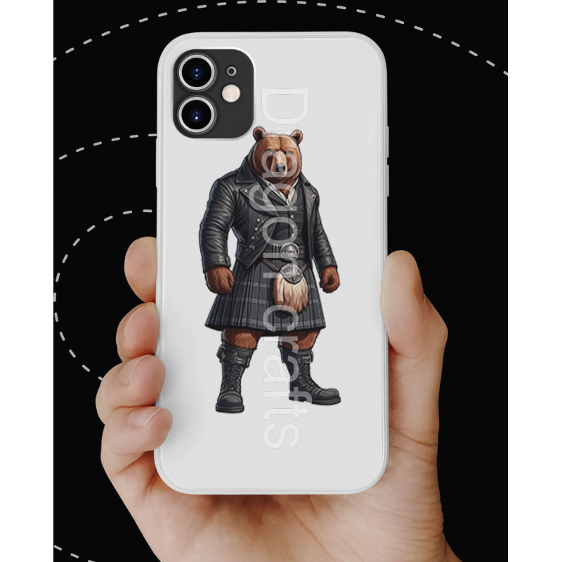 Phone Cover - Kilted Bear - 19