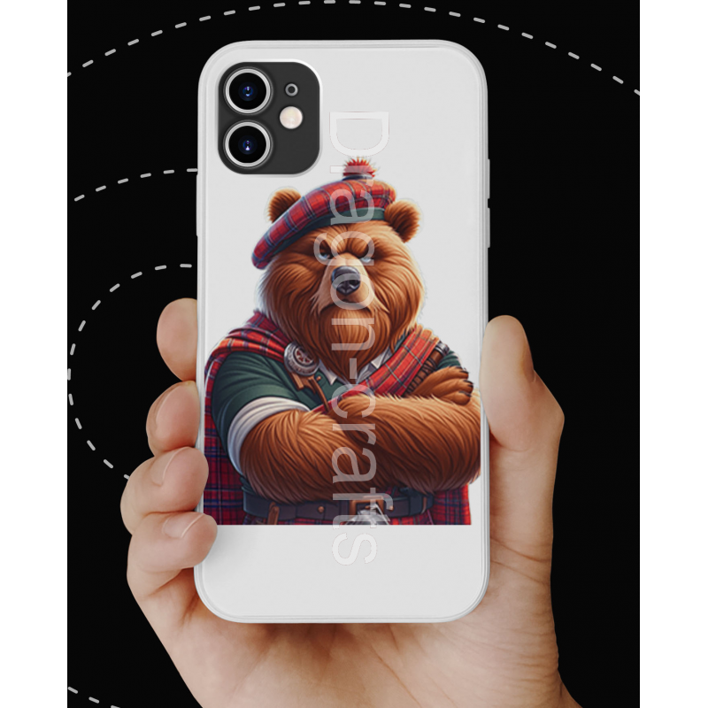 Phone Cover - Kilted Bear - 20
