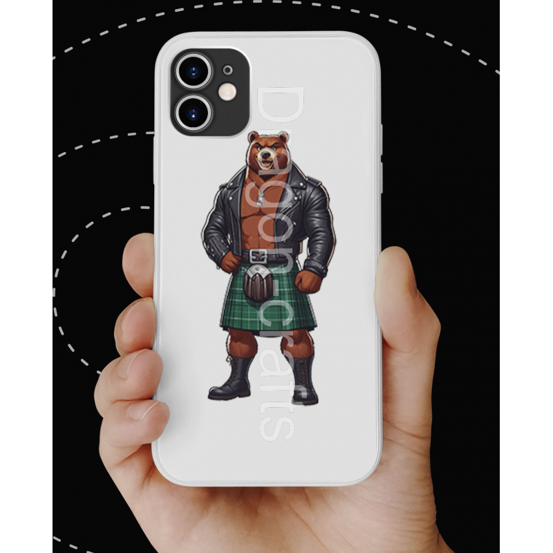 Phone Cover - Kilted Bear - 22 Phone Cover - Kilted Bear - 22