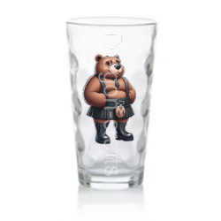 Highball Glass - Kilted Bear - 7