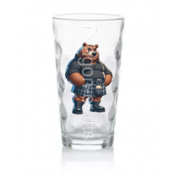 Highball Glass - Kilted Bear - 9