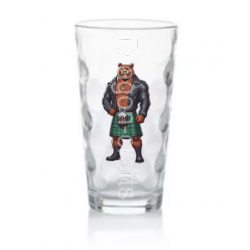 Highball Glass - Kilted Bear - 22