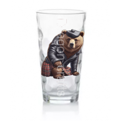 Highball Glass - Kilted Bear - 27