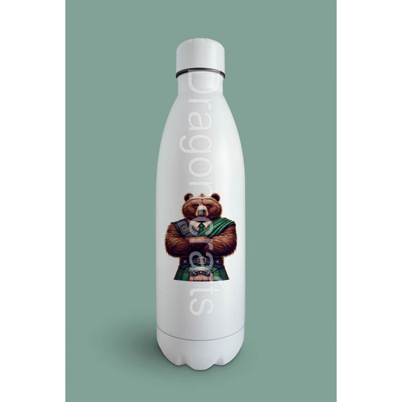 Insulated Bottle  - Kilted Bear - 18