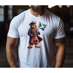 Regular Size T-Shirt  - Kilted Bear - 1