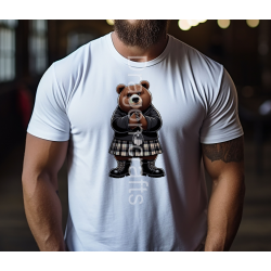 Regular Size T-Shirt  - Kilted Bear - 6