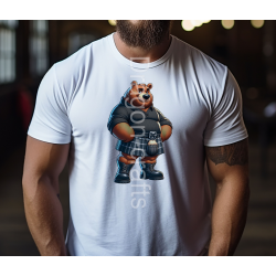 Regular Size T-Shirt  - Kilted Bear - 9