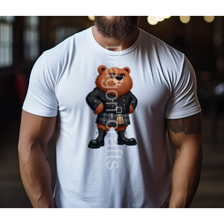 Big and Tall T-Shirt - Kilted Bear - 26