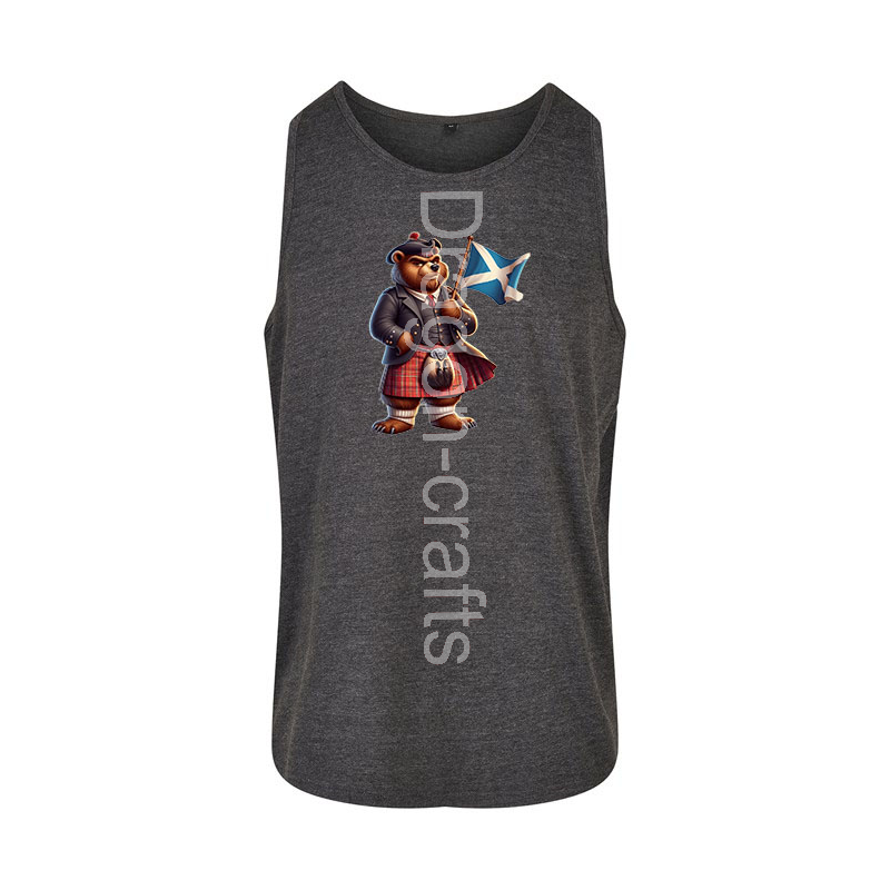 Tank Top - Kilted Bear - 1 Tank Top - Kilted Bear - 1