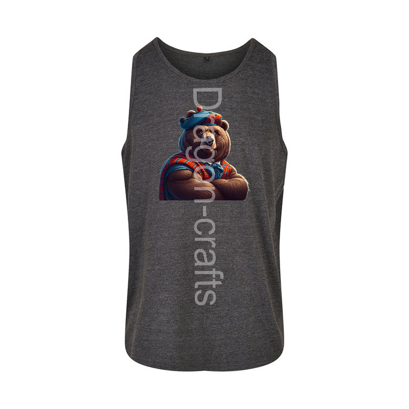 Tank Top - Kilted Bear - 14 Tank Top - Kilted Bear - 14