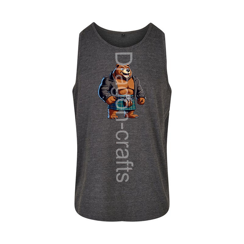 Tank Top - Kilted Bear - 16 Tank Top - Kilted Bear - 16